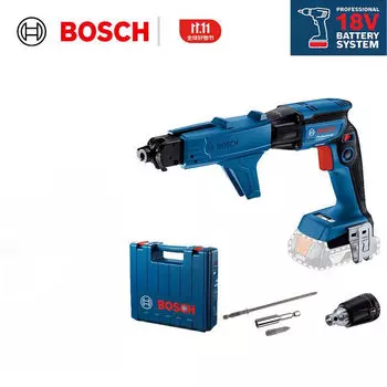 Мощная профессиональная отвертка с литиевой батареей Bosch с бесщеточным двигателем с фиксированной глубиной для эффективной затяжки винтов