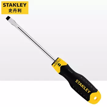 Мощная шлицевая отвертка STANLEY с магнитной отверткой 6,5х250мм STMT67283-8-23