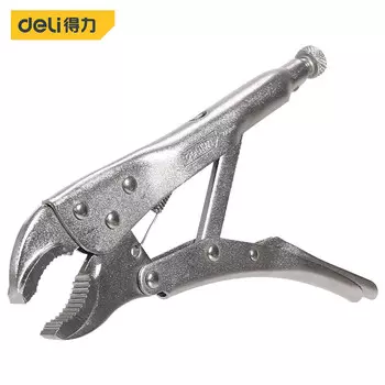 Мощные плоскогубцы с круглой горловиной Deli 10 дюймов, зажимные клещи DL2001