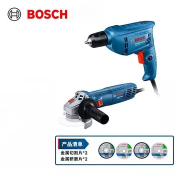 Шлифовально-полировальный станок Bosch GWS 800 + Дрель электрическая GBM 400