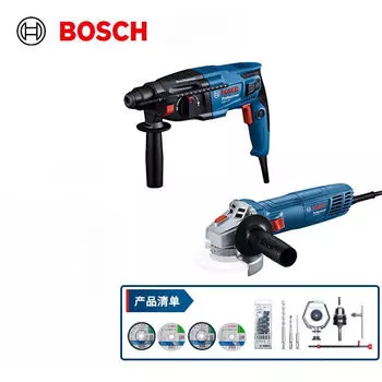 Мощный шлифовально-полировальный станок Bosch GWS 800 + ручная электрическая дрель/литиевая электрическая дрель/электрический молоток