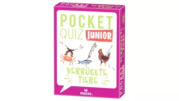 Moses Карманная викторина для детей Сумасшедшие животные