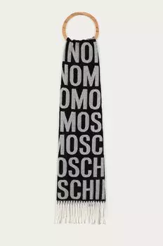 Москино - Шарф Moschino, черный