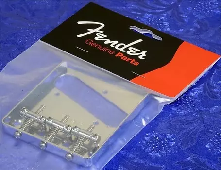 Мост Fender Highway One Tele Three Saddle с шестигранным ключом, 0060070000 Genuine Fender Highway One Tele Three Saddle Bridge 006-0070-000.