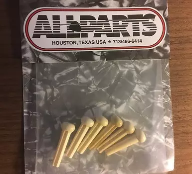 Бриджевые конусообразные кнопки Fossilized Ultimate Acoustic Tone & Sustain Upgrade, айвори