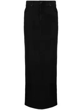 MOTHER джинсовая юбка SNACKS! The Candy Stick, черный