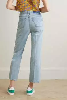 MOTHER Джинсы прямого кроя Rambler с высокой посадкой, деним