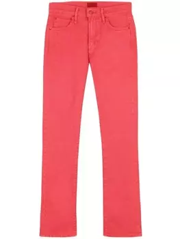 MOTHER джинсы скинни, розовый