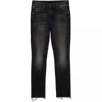 MOTHER Джинсы женские черные