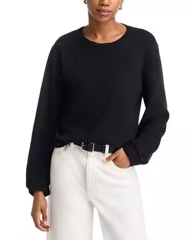 MOTHER Футболка Rowdy с длинными рукавами, черный