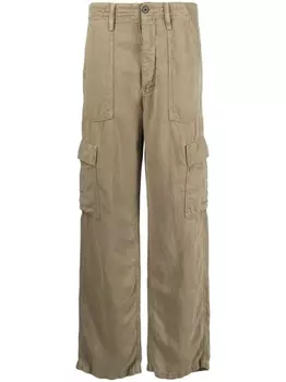 MOTHER прямые джинсы The Private Cargo Sneak, зеленый