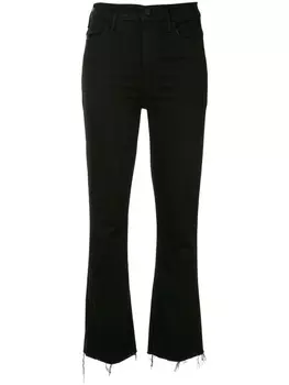 MOTHER расклешенные джинсы Hustler, черный