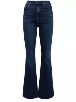 MOTHER расклешенные джинсы средней посадки, синий