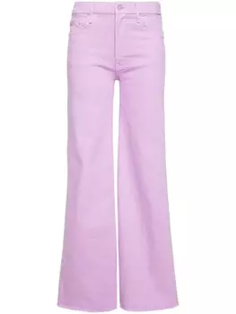 MOTHER расклешенные джинсы The Roller Sneak, фиолетовый