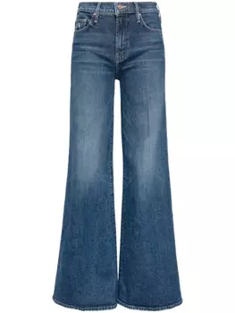 MOTHER расклешенные джинсы Twister Sneak, синий