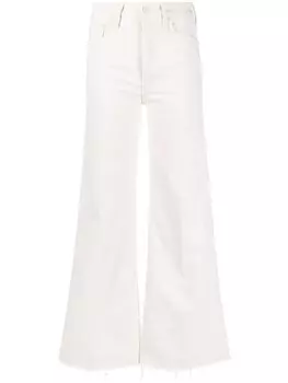 MOTHER широкие джинсы с завышенной талией, нейтральный цвет