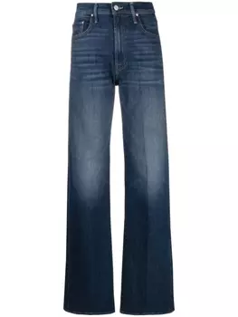 MOTHER широкие джинсы The Lasso Heel, синий