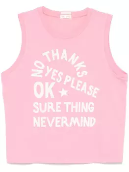 MOTHER топ The Strong and Silent Type, розовый