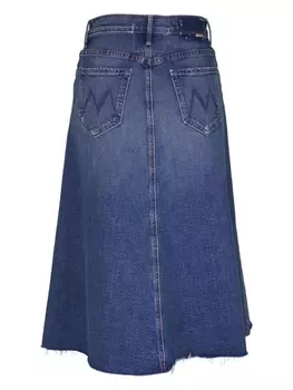 MOTHER юбка миди The Circle, синий