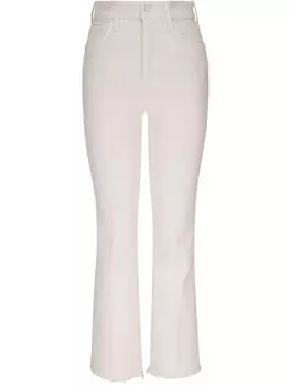 MOTHER укороченные джинсы bootcut, белый