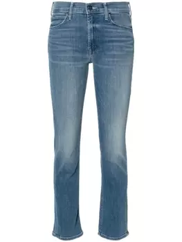 MOTHER укороченные джинсы Dazzler средней посадки, синий