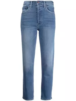 MOTHER укороченные джинсы, синий