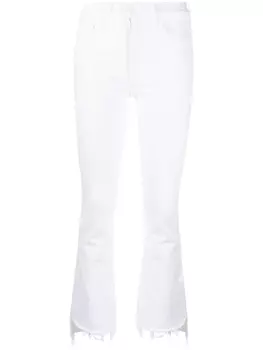 MOTHER укороченные джинсы The Insider, белый