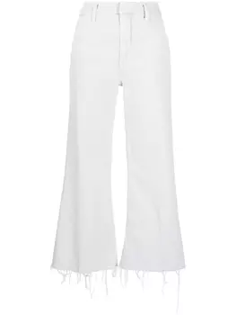 MOTHER укороченные джинсы The Weekender, синий