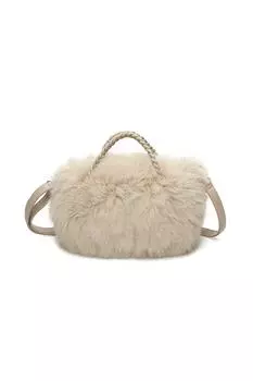 Моти Меховая Сумочка Fontanella Fashion, бежевый