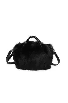 Моти Меховая Сумочка Fontanella Fashion, черный