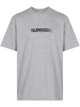 Motion Logo SS23 — футболка Heather Grey Supreme, серый