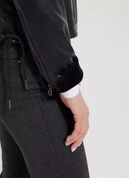 Мото-бомбер Sawyer Lyss New York, цвет Kohl Black