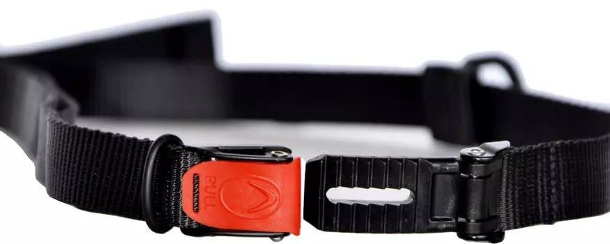 Ремень Motoairbag Fastlock D-Ring крепежный, черный