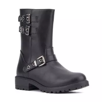 Мотоботинки для девочек Olivia Miller Girls, черный