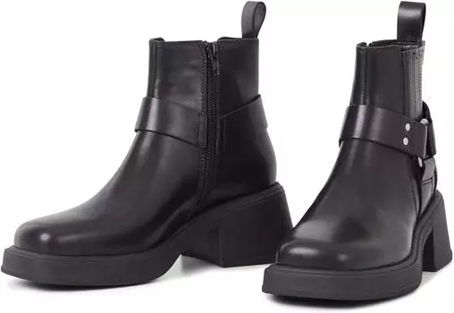 Мотоботинки Dorah Leather Moto Bootie Vagabond Shoemakers, черный