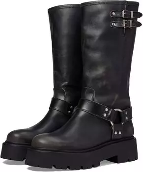 Мотоботинки Raige Steve Madden, цвет Black Distressed