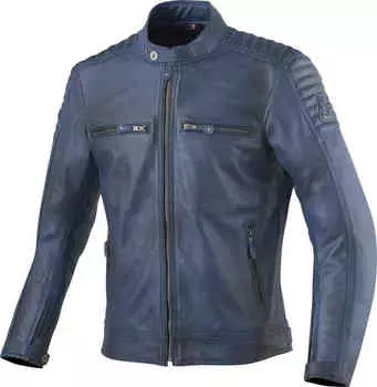 Мотоциклетная кожаная куртка Frisco Bogotto, синий