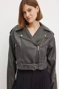 Мотоциклетная куртка AMALIA Pepe Jeans, серый