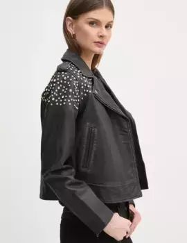 Мотоциклетная куртка FANTASY Pepe Jeans, черный
