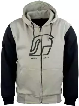 Мотоциклетная куртка Roleff "Hoodie" с арамидом и протекторами, цвет Grau/Schwarz Ro3330