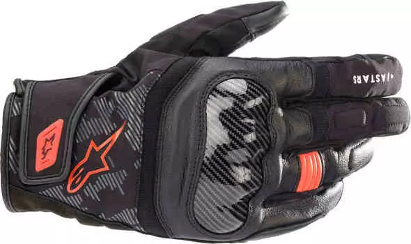 Мотоциклетные перчатки SMX Z Drystar Alpinestars, черный красный