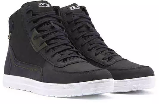 Мотоциклетные туфли Mood 2 GTX TCX, черный/белый/зеленый