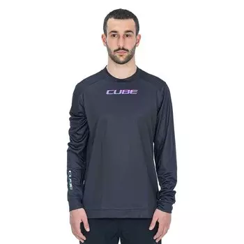 Мотоджерси с длинным рукавом Cube ATX, черный