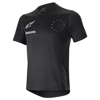 Мотоджерси с коротким рукавом Alpinestars Alps Topo, черный