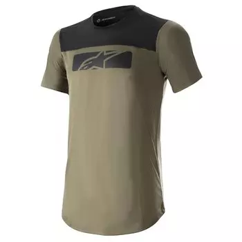 Мотоджерси с коротким рукавом Alpinestars Drop 4.0, зеленый