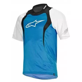 Мотоджерси с коротким рукавом Alpinestars Drop, синий