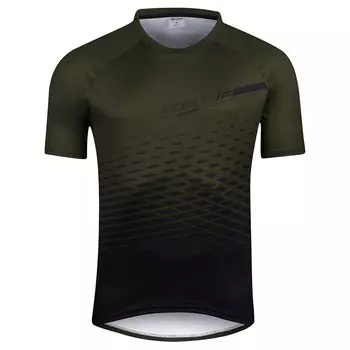 Мотоджерси с коротким рукавом Force Angle, зеленый