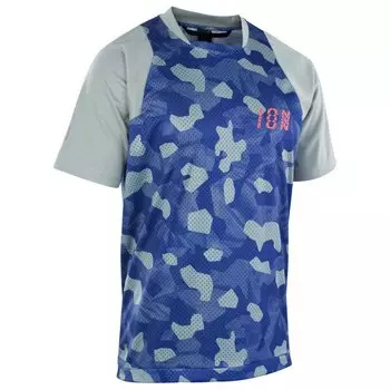 Мотоджерси с коротким рукавом ION Scrub, синий