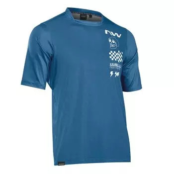 Мотоджерси с коротким рукавом Northwave Bomb, синий