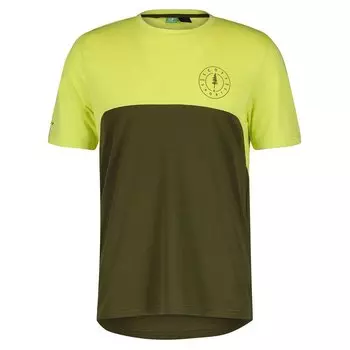 Мотоджерси с коротким рукавом Scott Trail Flow Dri, зеленый